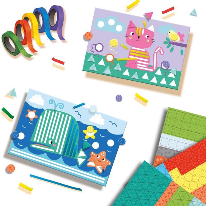 J'apprends a coller et a reconnaître les formes - SES CREATIVE - Hobby 3 - 6 - Motricité fine - 370 stickers - Age : 3+