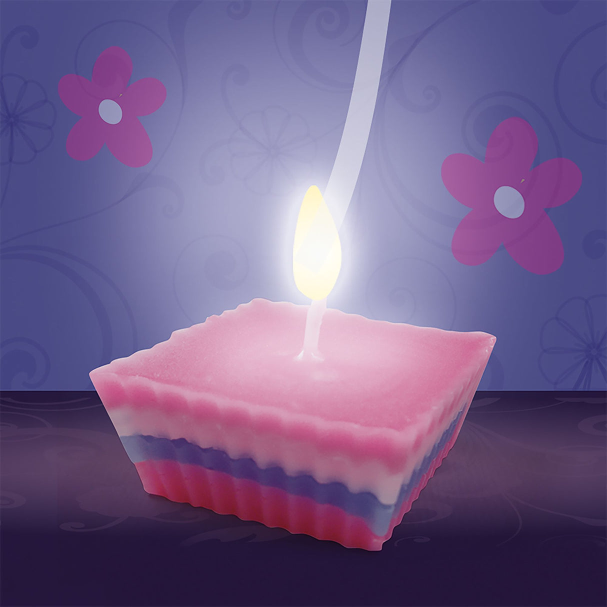 Bougies parfumées a fabriquer toi-meme - SES CREATIVE - Hobby Pink - Activité créative ludique - 5 moules variés - Age : 6+