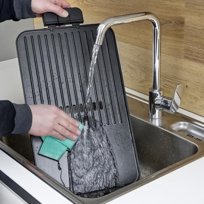 Plancha SEVERIN - PG8564 - Surface cuisson 50x30cm - Plaque en fonte anti-adhésive - Jusqu'a 230°C - 2300W