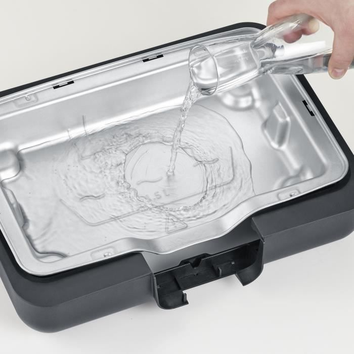Barbecue électrique SEVERIN - PG8554 - Surface de cuisson 37x29 cm - Thermostat réglable - 2300W