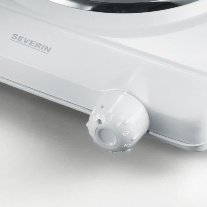 Plaque de cuisson posable SEVERIN - KP1091 - Thermostat réglable - 1500W