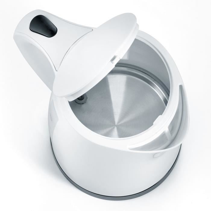 Bouilloire SEVERIN WK3494 - 1,5 L, Èbullition rapide, Ouverture XXL, Socle 360∞, Blanc