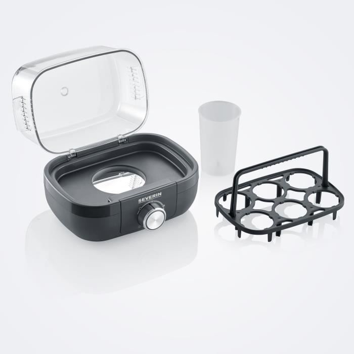 Cuiseur a oeufs SEVERIN - EK3166 - Capacité 6 oeufs - 3 modes de cuisson - 420W