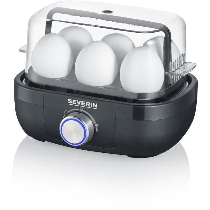 Cuiseur a oeufs SEVERIN - EK3166 - Capacité 6 oeufs - 3 modes de cuisson - 420W