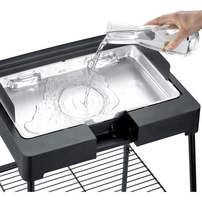 Barbecue électrique SEVERIN - PG8568 - Surface de cuisson 44,5x26cm - Hauteur 85cm - 2200W