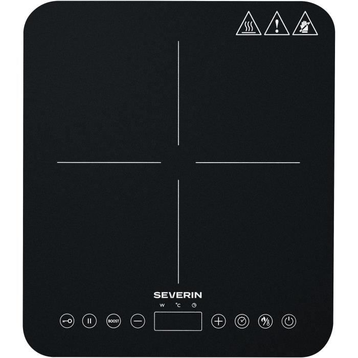 Plaque de cuisson posable SEVERIN - KP9190 - 1 foyer - 10 niveaux de puissance - 2000W