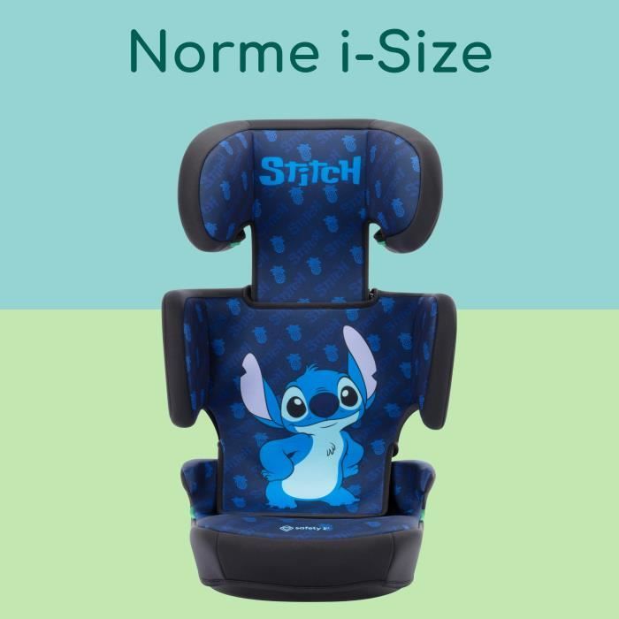 SAFETY 1st Disney© Siege auto Helia i-Safe i-Size Stitch, groupe 2/3, 3,5 ans a 10/12 ans, 15-36kg, Classic Stitch