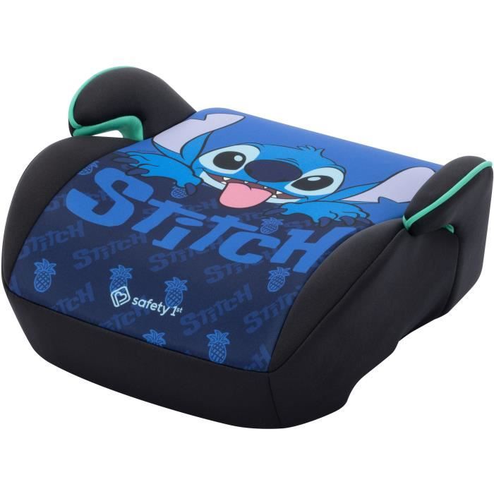 SAFETY 1st Disney© Siege auto réhausseur Star Plus i-Safe Stitch, Groupe 3, ceinturé, de 6 a 10-12 ans (36kg), Classic Stitch