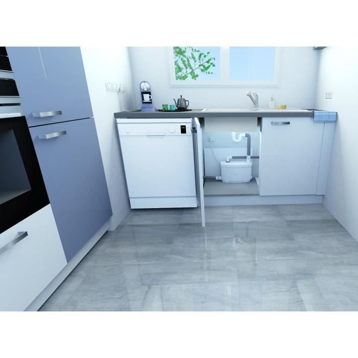 Pompe de relevage eaux grises - SFA Sanipompe Vite - Évacue les eaux usées, meme chaudes (75°C)