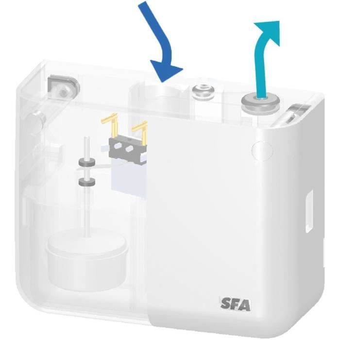 Pompe de relevage de condensats - SFA - Sanicondens Clim Deco - 23 dBA
