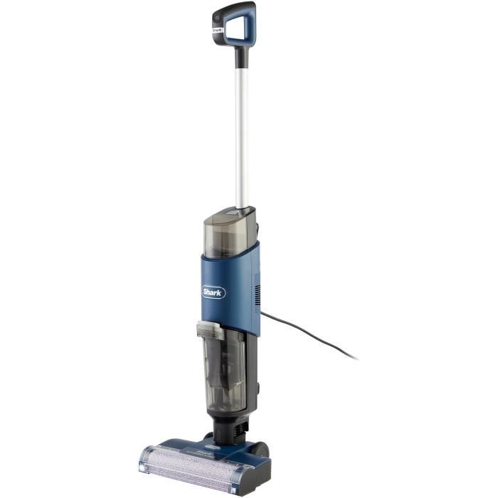 SHARK HydroVac WD100EU - Nettoyeur Filaire sols durs - Brosse rotative antimicrobienne - Aspire et nettoie