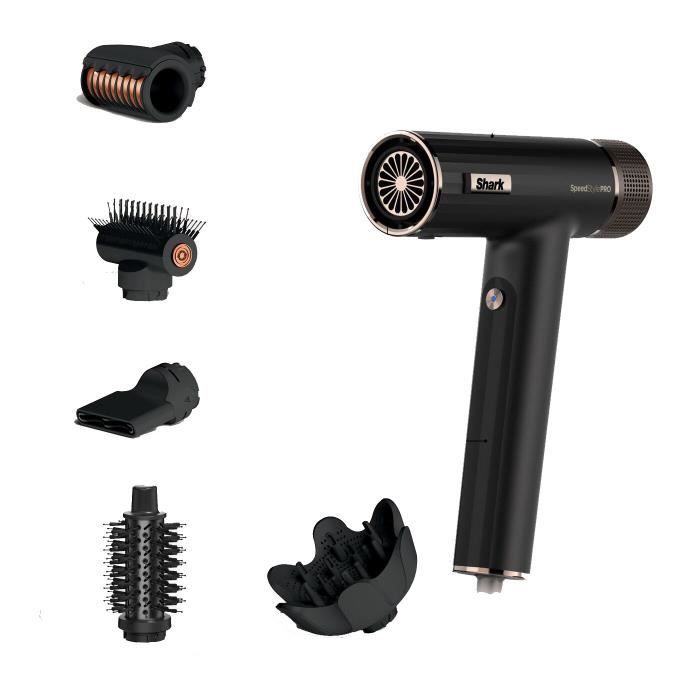 Seche-cheveux - Shark - HD752EU - SpeedStyle Pro 5-en-1 - Diffuseur Defrizz Fast - 1750 W
