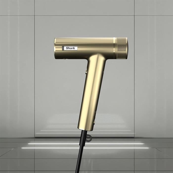 Seche-cheveux - SHARK - SpeedStyle Pro 3-en-1 - 1750 W - 3 accessoires - Édition limitée Gold