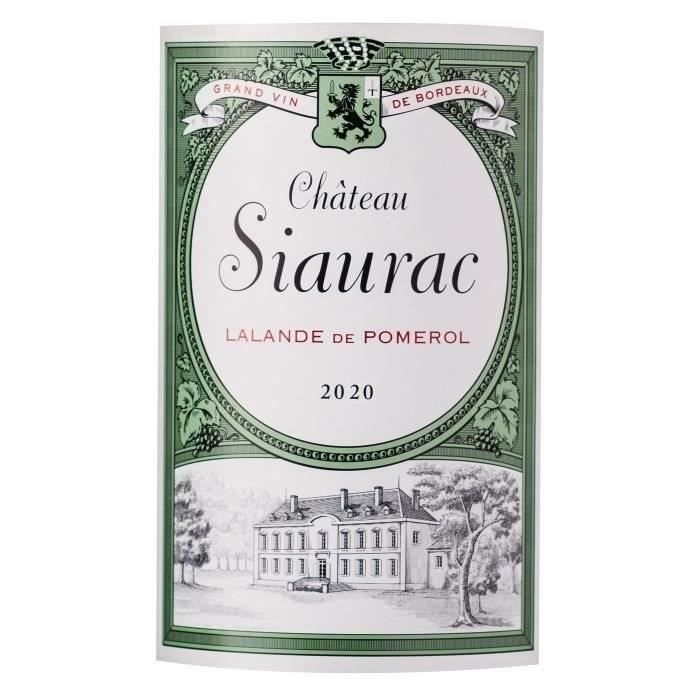 Château Siaurac 2020 Lalande de Pomerol - Vin rouge de Bordeaux