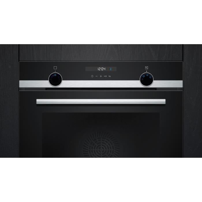 Four ecoclean Softclose - SIEMENS IQ500 - HB557GBS3F - Noir - 7 modes de cuisson - 59,5 x 59,4 x 54,8 cm