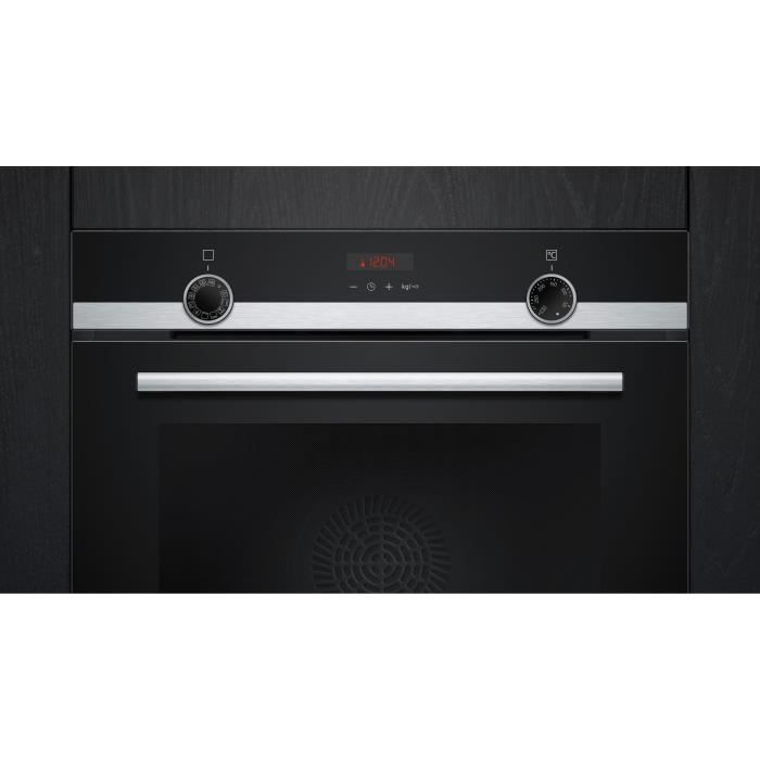 Four pyrolyse - SIEMENS IQ300 - HB574ABR3F - Noir - 7 modes de cuisson - 59,5 x 59,4 x 54,8 cm