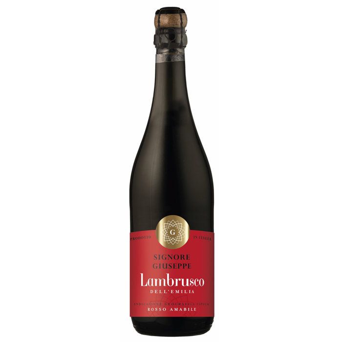 Lambrusco Rouge - Signore Giuseppe - Vin pétillant - 75 cl