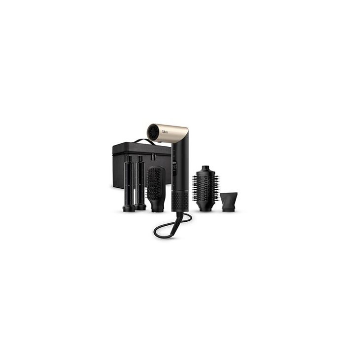 Multi-styler et seche-cheveux SILK'N SilkyAir Flex - Silencieux <80 dB - Bras rotatif - 5 accessoires