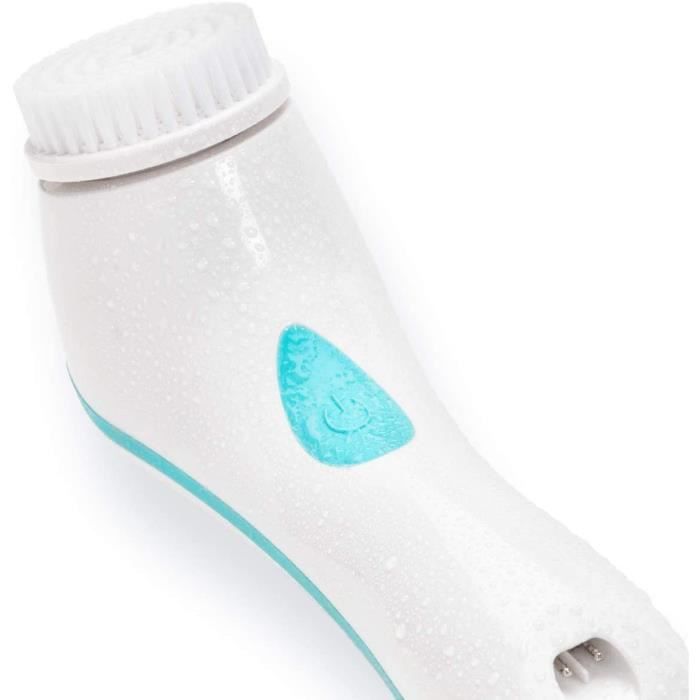 Brosse nettoyante visage SILK'N PURE - Peaux mixtes et sensibles - 4 programmes de nettoyage