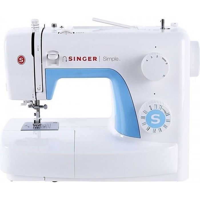 Machine a coudre - SINGER - Simple MC 3221 - 21 programmes - Enfilage automatique - Boutonniere automatique