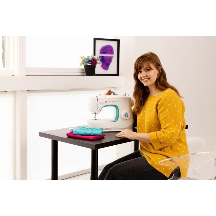 SINGER M3305 Machine a coudre - 23 programmes de points - 70W