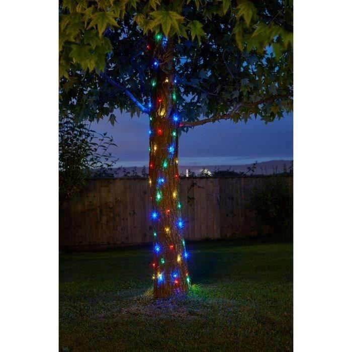 Guirlande solaire d'extÈrieur Multicolore 100 leds - SMART GARDEN - 11.9m
