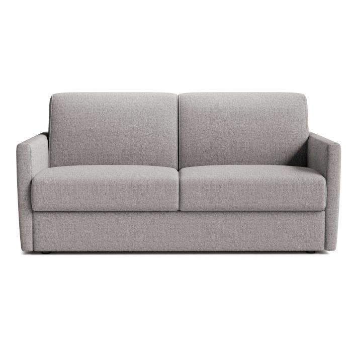 Canapé convertible express - 3 places - SMALL - Tissu gris - 168 x 98 x 86 cm