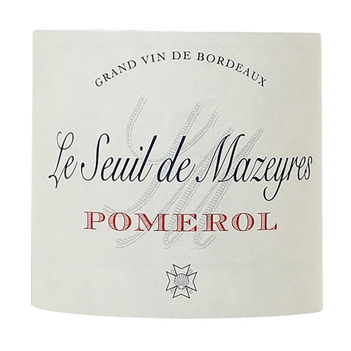 Le Seuil de Mazeyres 2022 Pomerol - Vin rouge de Bordeaux