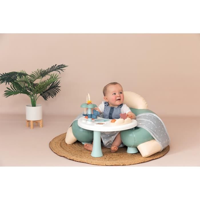 Siege bÈbÈ Little Smoby Cosy Seat - Vert - Avec tablette d'Èveil - Des 6 mois