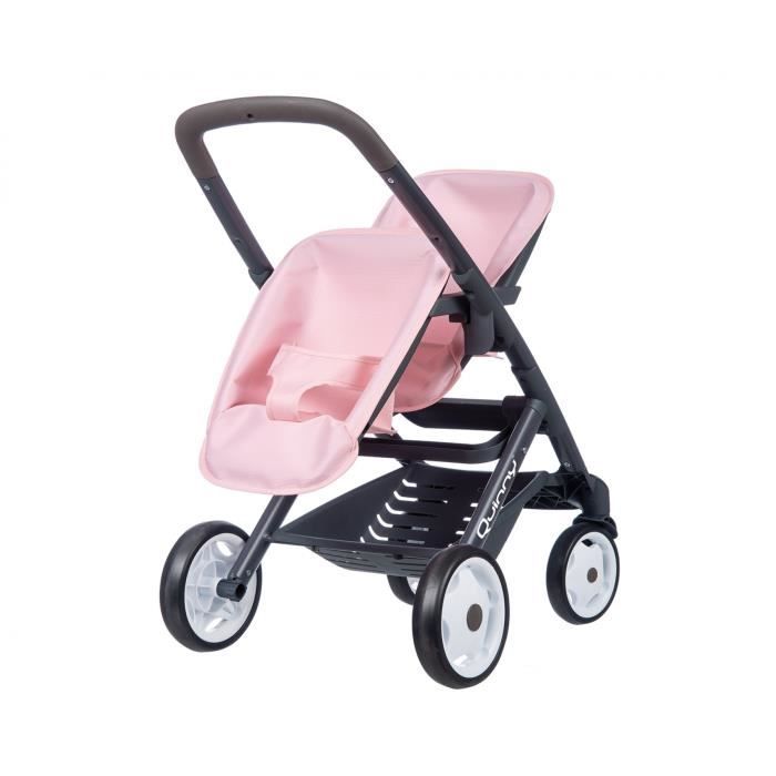 Smoby - Maxi Cosi - Pousette jumeaux - PoupÈe 42 cm Maximum - Rose - Des 3ans