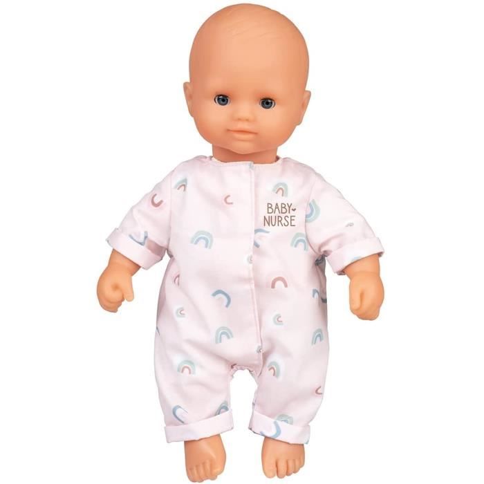 Poupon Baby Nurse bÈbÈ d'amour 32 cm - Smoby - Mixte - Souple - Tenue colorÈe