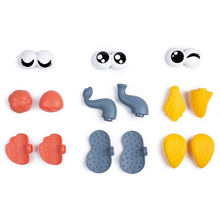 Little Smoby - Cube éveil Badaboum - Création d'animaux rigolos - Fabrication française