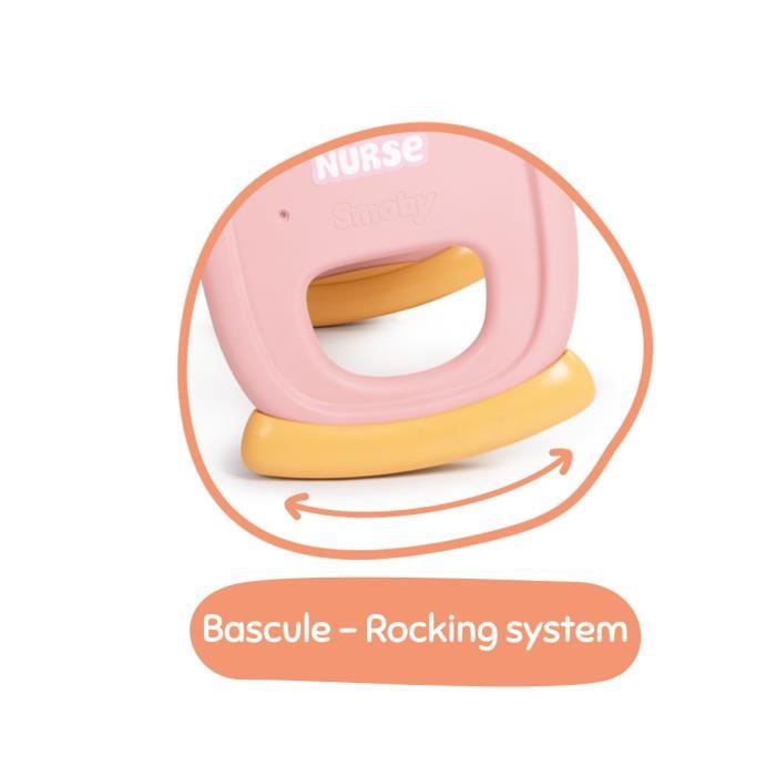 SMOBY - Baby Nurse - Berceau a barreaux - des 18 mois