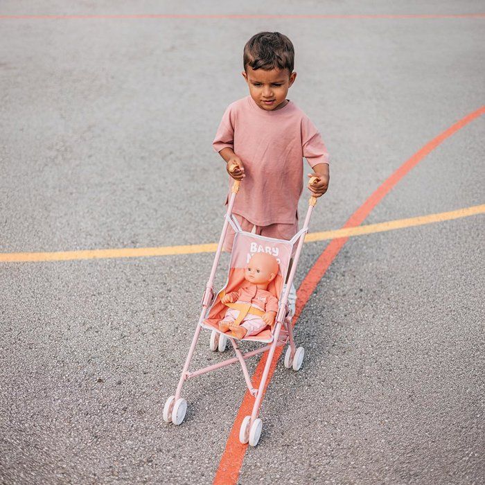 SMOBY - Baby Nurse - Poussette canne - Pour poupon - Pratique et Légere - Pliage Facile - Des 2 ans