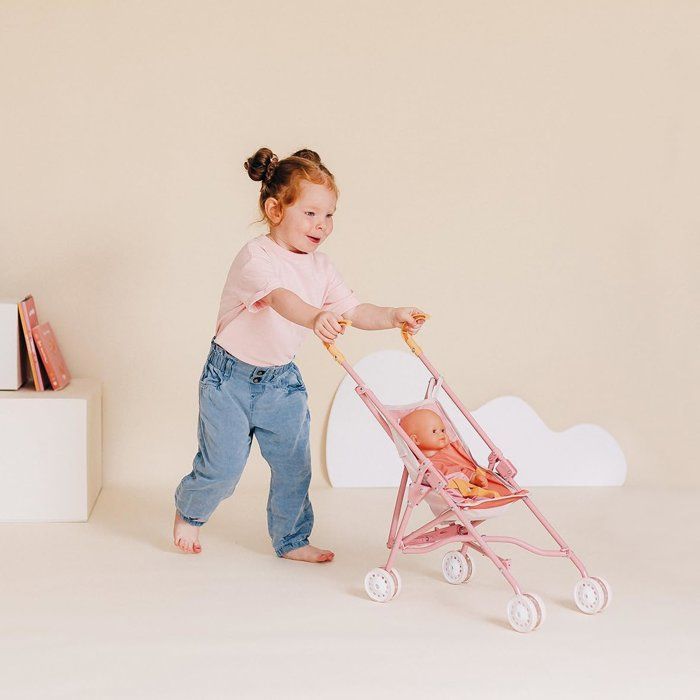 SMOBY - Baby Nurse - Poussette canne - Pour poupon - Pratique et Légere - Pliage Facile - Des 2 ans