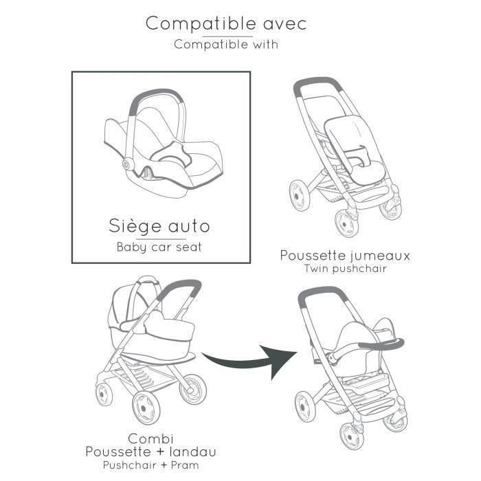 SMOBY - Maxi-Cosi Siege Rose - des 3 ans