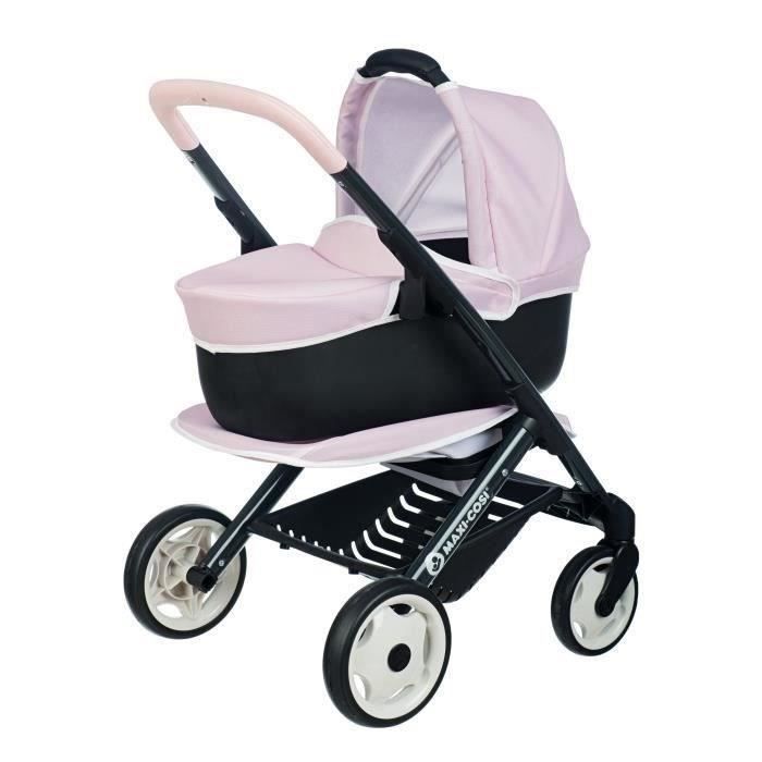 SMOBY - Maxi-Cosi Poussette+Landau Rose - Pour Poupon - 3en1 - des 3 ans