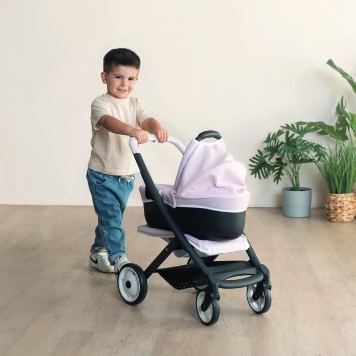 SMOBY - Maxi-Cosi Poussette+Landau Rose - Pour Poupon - 3en1 - des 3 ans