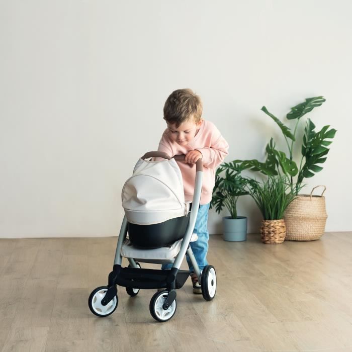 SMOBY - Maxi-Cosi Poussette+Landau Beige - Pour Poupon - 3en1 - des 3 ans