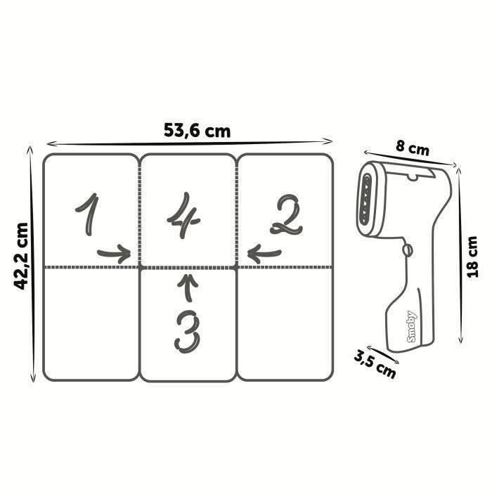 SMOBY - Tefal Set Défroisse&plie - des 3 ans