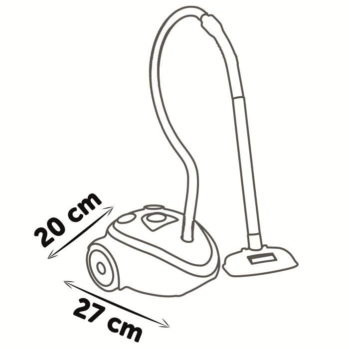 SMOBY - Rowenta Aspirateur traineau - des 3 ans