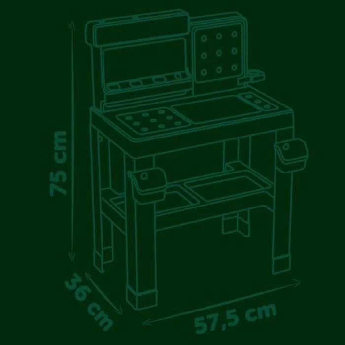 SMOBY - Black et Decker - Etabli Bricolo Pro - des 3 ans