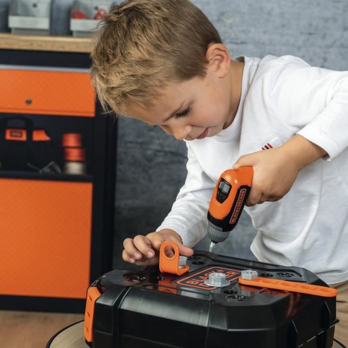 SMOBY - Black & Decker - Mallette Bricolo - des 3 ans