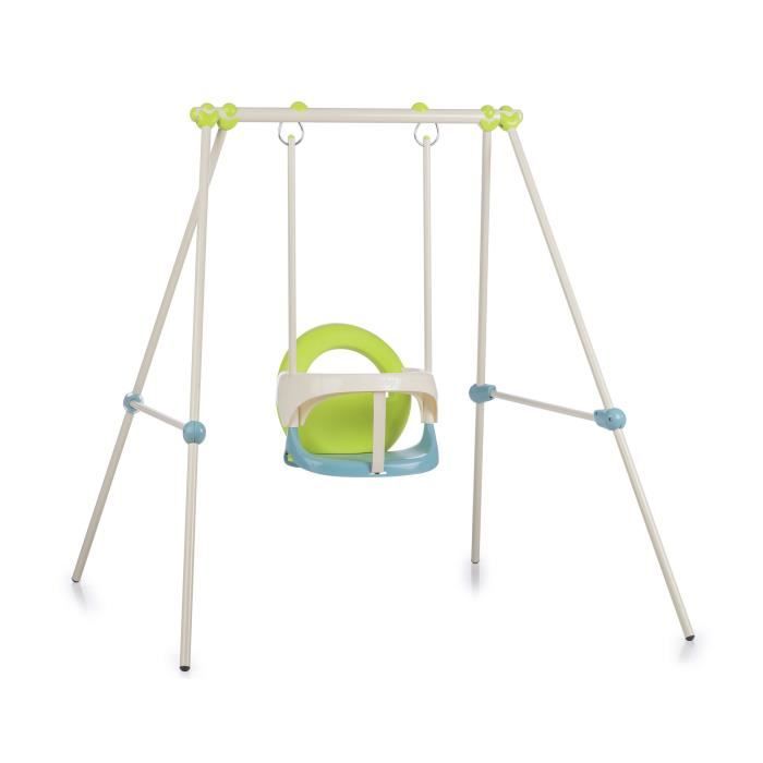 SMOBY Portique mÈtal 1er ‚ge Baby Swing - Hauteur 120 cm - Arceau de sÈcuritÈ