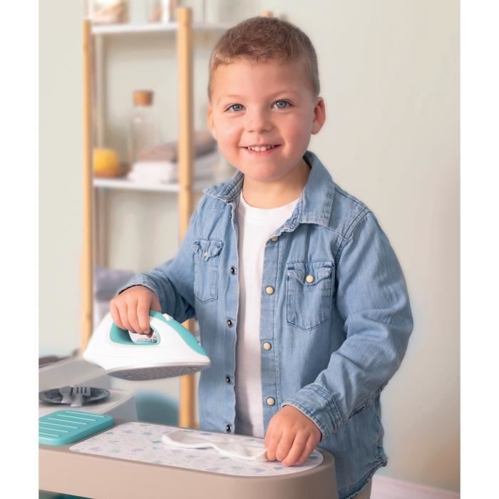 SMOBY - Tefal cuisine clean - Jouet d'imitation cuisine et ménage - 36 accessoires - Fonctions sonores - Des 3 ans