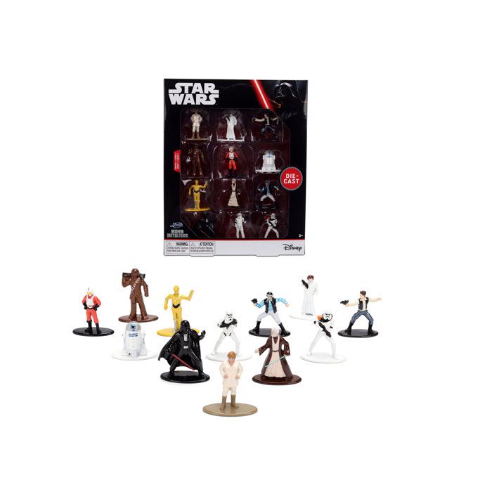 Jada - Figurines Star Wars - 4cm - Set 12 pieces