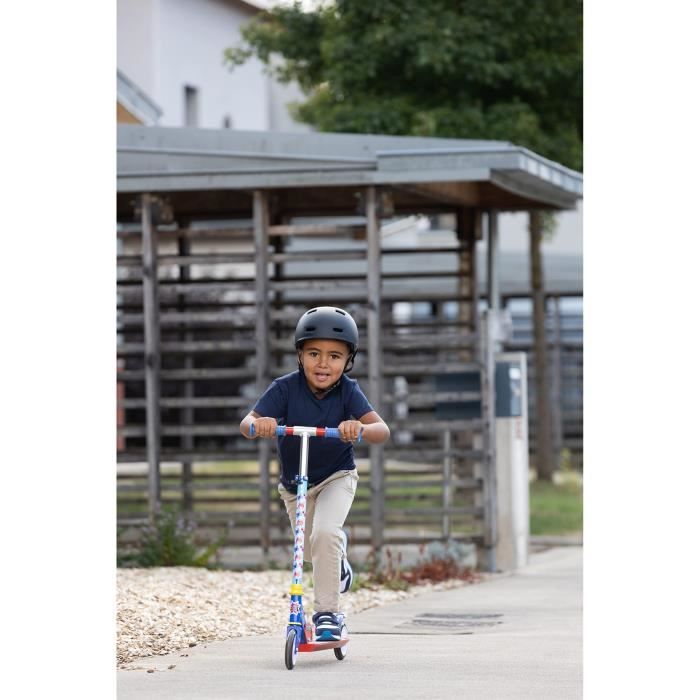 SMOBY - Spidey - Patinette 2 roues pliable - Strucure mÈtale - Petite trottinette avec guidon rÈglable