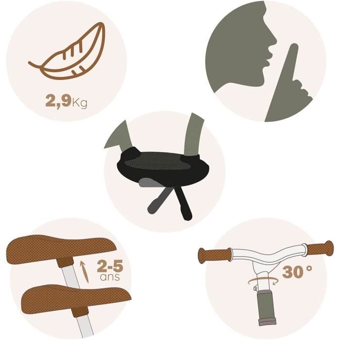 Draisienne Confort - Smoby - Mixte - Vert - ExtÈrieur - Enfant