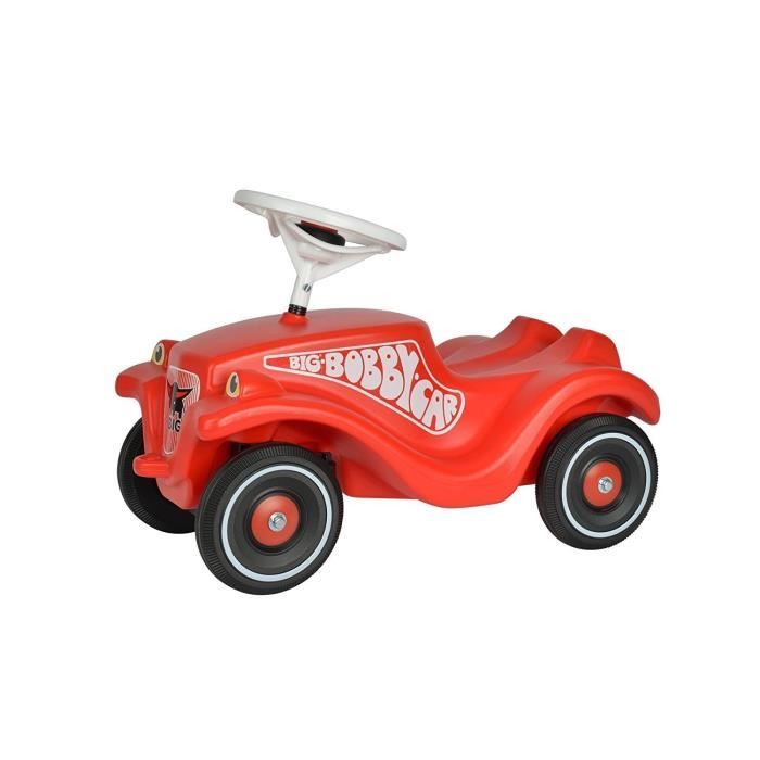 Smoby - Bobby Car - Porteur Classique Rouge - Attache remorque et Klaxon - Dés 1 an