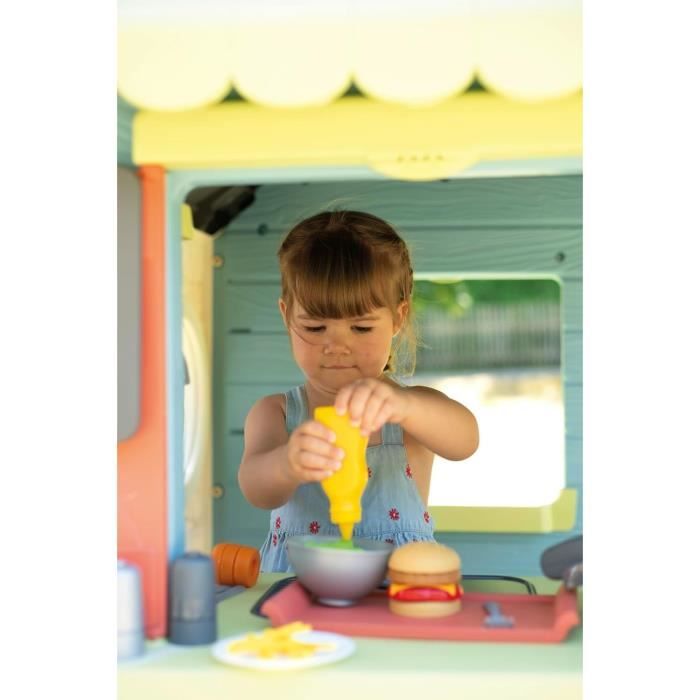 SMOBY Life - Maison Chef House - Maison theme cuisine et marchande - Nombreuses fonctions de jeu - Matiere recyclée - Des 2 ans